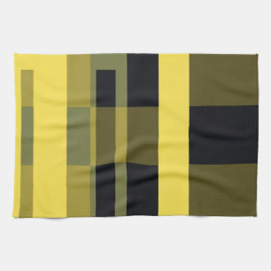 Abstract art colorful pattern Kitchen Towel
