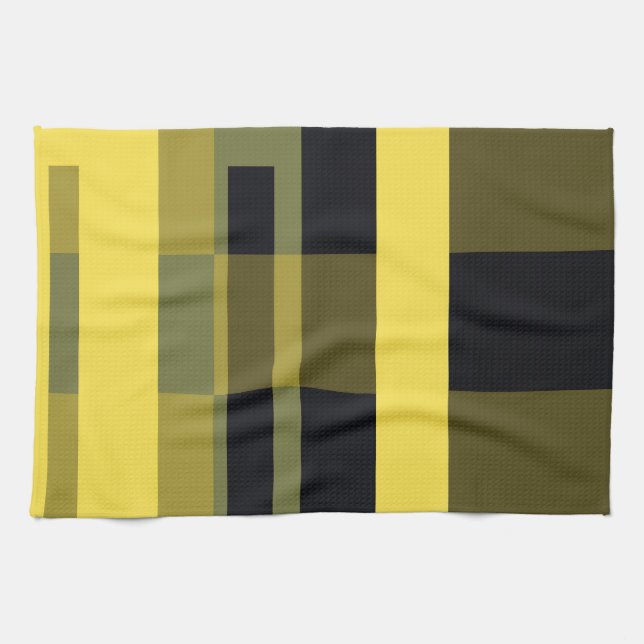 Abstract art colorful pattern Kitchen Towel (Horizontal)