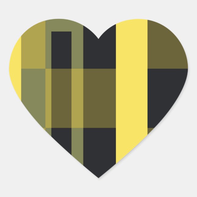 Abstract art colorful pattern stripes sticker (Front)