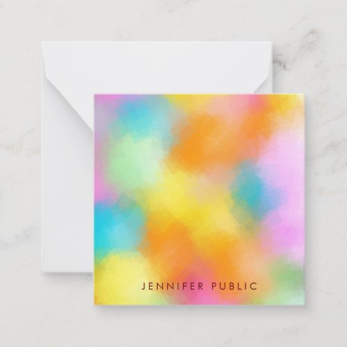 Abstract Art Colorful Personalized Template