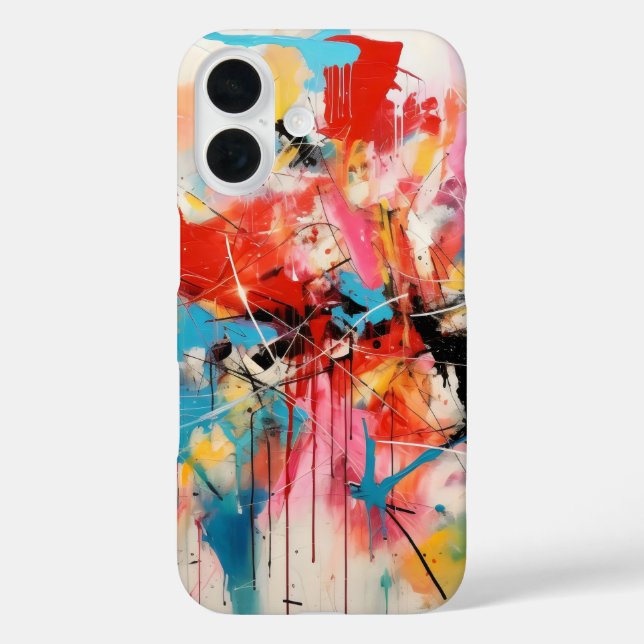 Abstract Art Colors Case-Mate iPhone Case (Back)