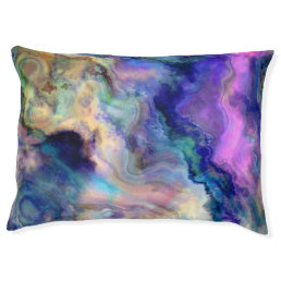 Abstract art colors Dog Bed