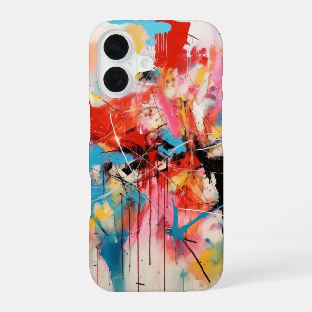 Abstract Art Colors Iphone Case (Back)