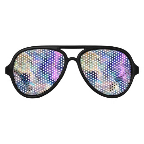 Abstract art colors Party Sunglasses
