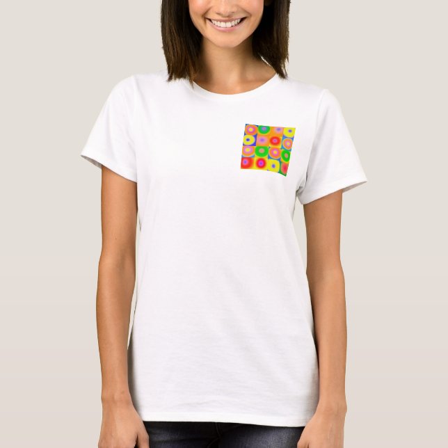 Abstract Art Colourful Happy T-Shirt (Front)