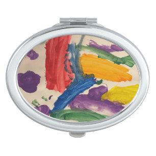 Abstract Art Compact Mirror