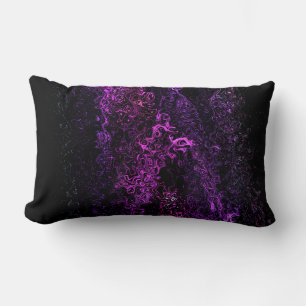 Abstract Art Contemporary Decor, Celestial Curtain Lumbar Pillow