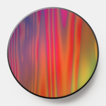 Abstract Art Cool Colorful Popsocket by MHDesignStudio at Zazzle