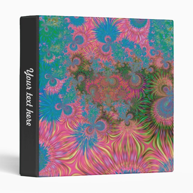 Abstract Art Corals Binder (Front/Spine)