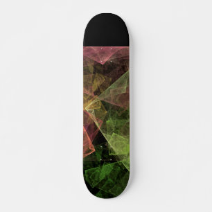 Abstract Art Cubic Space Skateboard Deck