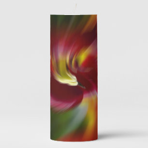  Abstract Art Daylily in Splendor  Pillar Candle