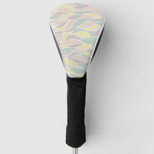 Abstract Art Delicate Colors Girly Waves Nature Golf Head Cover