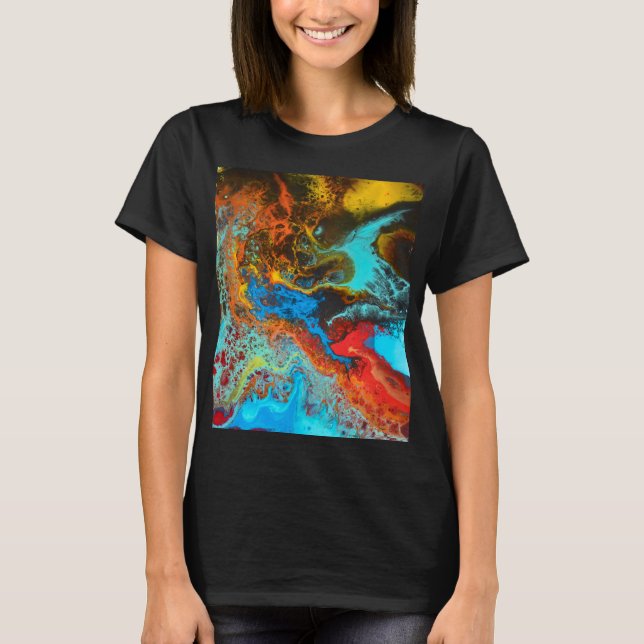 Abstract Art Design - Colorful T-Shirt (Front)