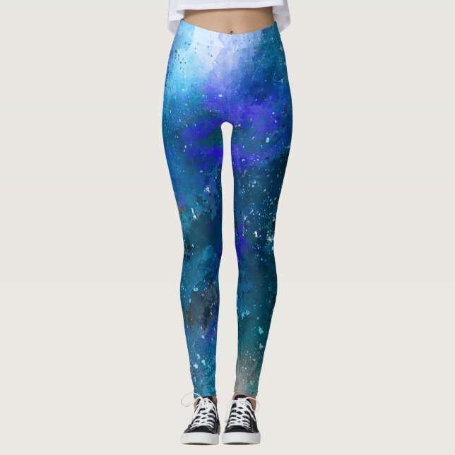 Abstract art design legging (Front)