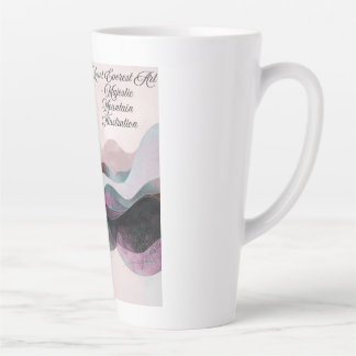 Abstract Art Design | Modern Minimalist Latte Mug