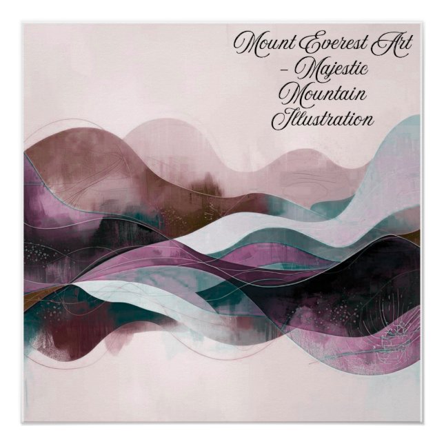 Abstract Art Design | Modern Minimalist Poster (Front)