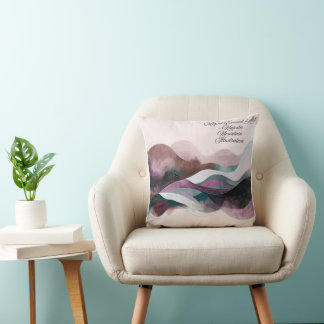 Abstract Art Design | Modern Minimalist Throw Pillow