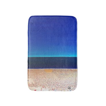 Abstract Art Designer Bath Mat "Beach" Abstract Art Designer Bath Mat "Beach"