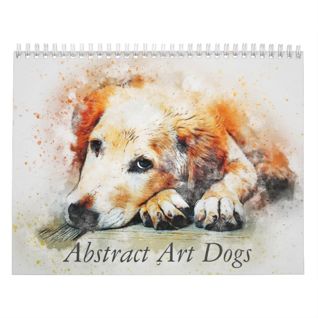 Abstract Art Dogs Calendar (Cover)