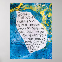 Abstract Art encouraging poster motivational quote