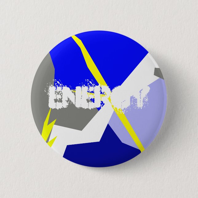 Abstract Art Energy Button (Front)
