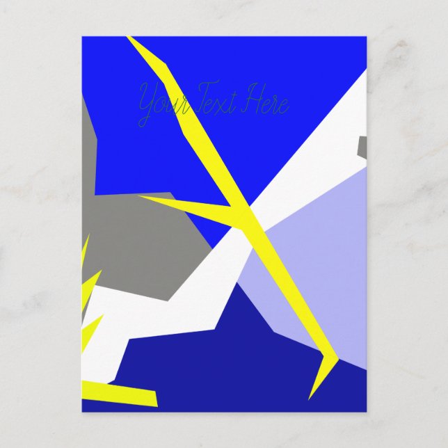 Abstract Art Energy Postcard (Front)