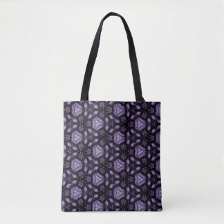 Abstract art eyes and diamond watercolour pattern tote bag