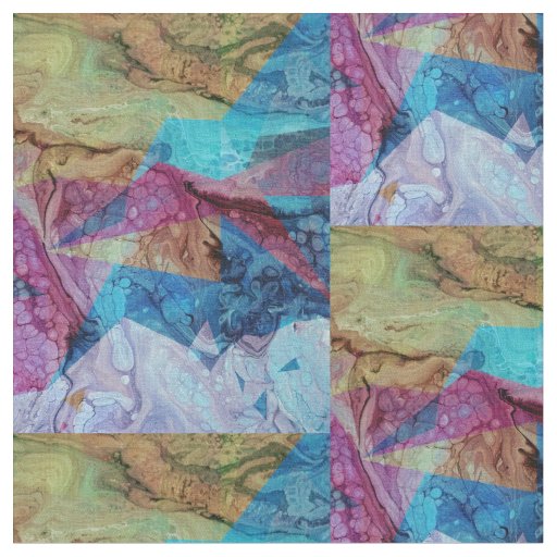 abstract art fabric