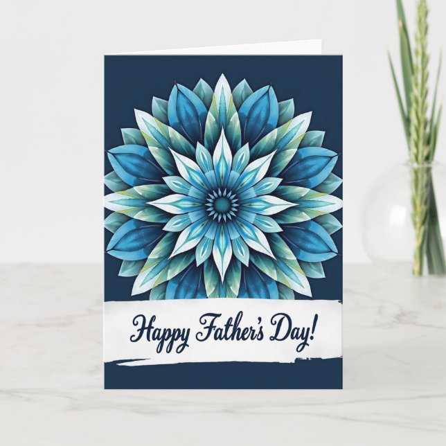 Abstract Art Fathers Day Card (Front)