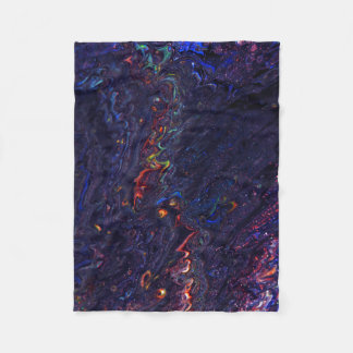 abstract art fleece blanket
