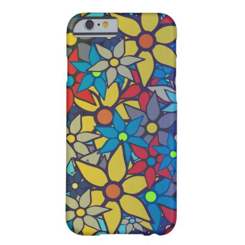 Abstract Art Floral Pattern 4 Barely There iPhone 6 Case