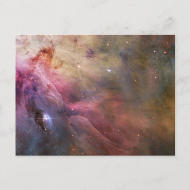 Abstract Art Found in the Orion Nebula Postcard (Front)