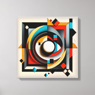 Abstract art frame canvas print