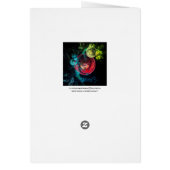 Abstract Art Galaxy Circles Cards (Back)