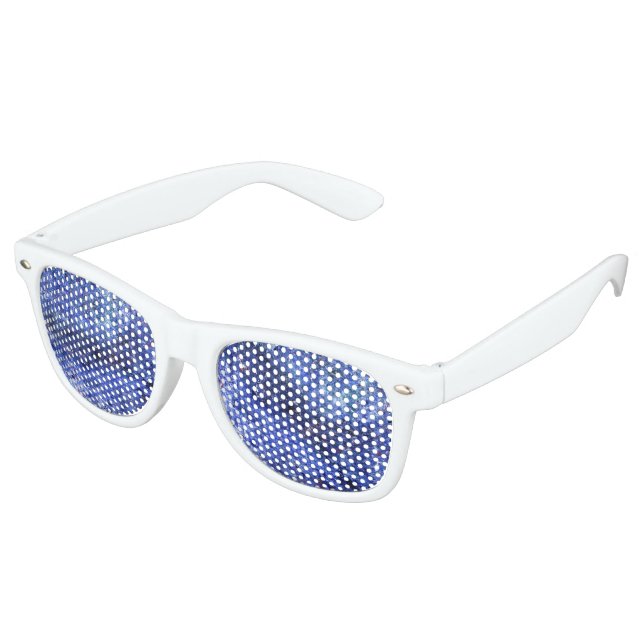 Abstract Art Galaxy Retro Sunglasses (Angled)