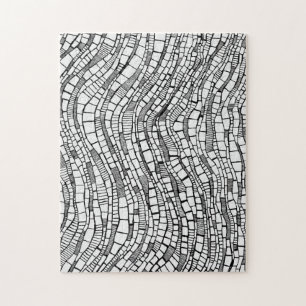 Abstract Art Geometric Shapes Difficult Puzzle