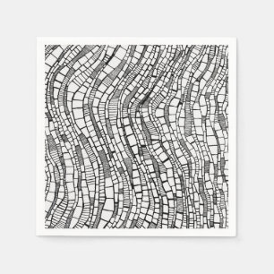 Abstract Art Geometric Shapes Napkins