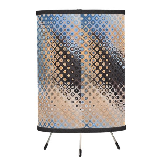 Abstract Art Glass Dots Designer Pattern Lamp (Back)