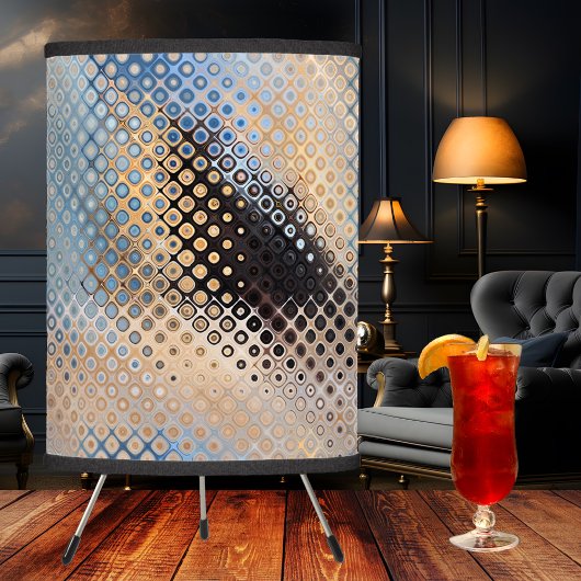 Abstract Art Glass Dots Designer Pattern Lamp