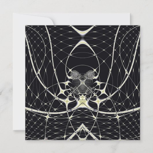 Abstract Art Golden Spiderweb (Front)