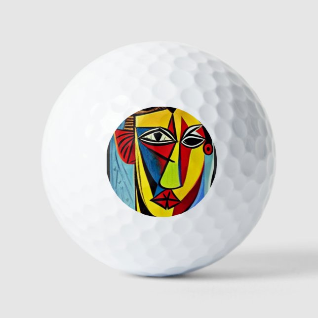 Abstract Art Golf Ball (Front)
