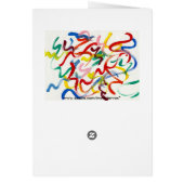 Abstract Art Greeting Card (Back)