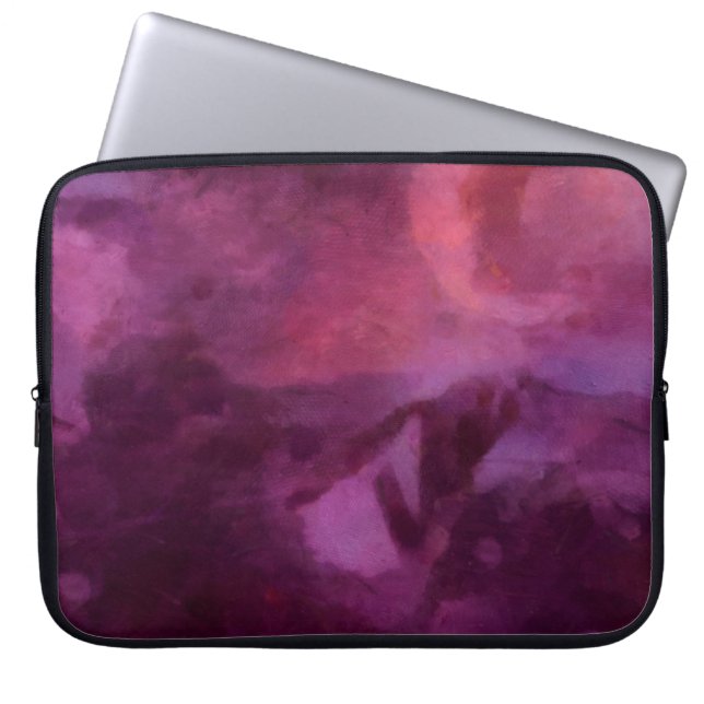 Abstract art grunde texture bacground. Dirty patte Laptop Sleeve (Front)