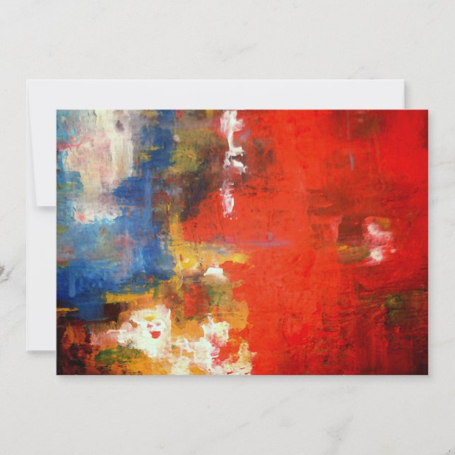 Abstract Art Invitation (Front)