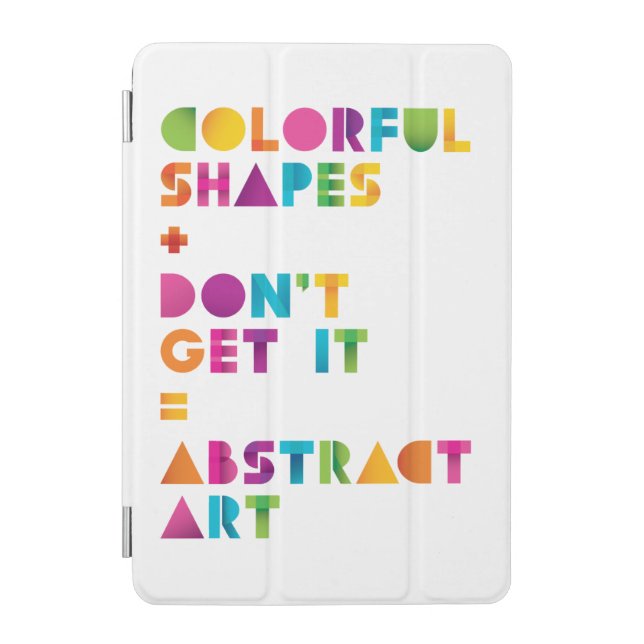 Abstract Art iPad Mini Cover (Front)