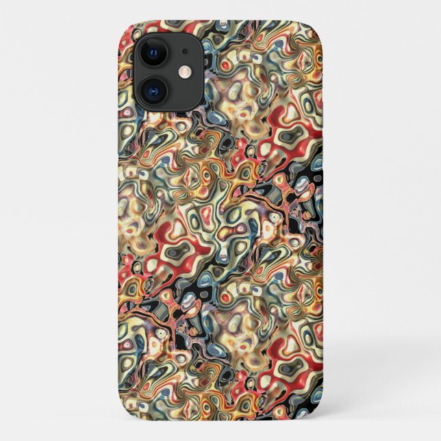 Abstract Art iPhone 11 Case (Back)