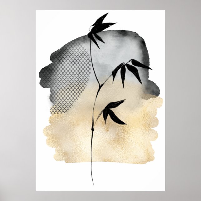Abstract art Japanese Poster (Front)