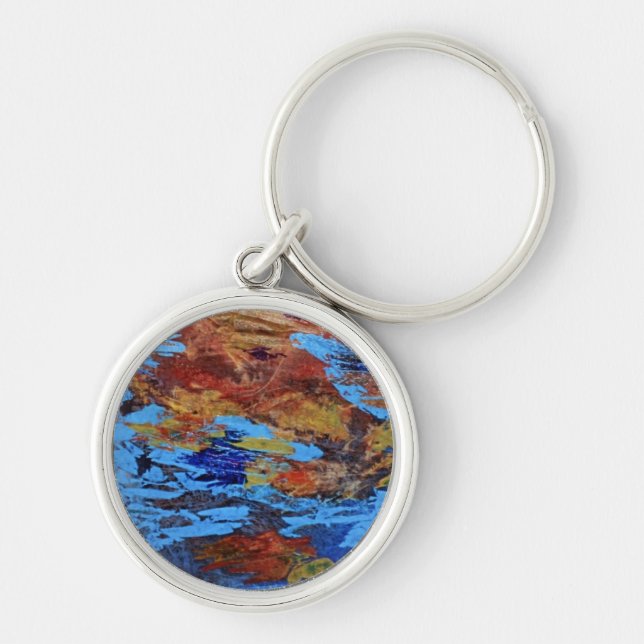Abstract Art Key Chain (Front)