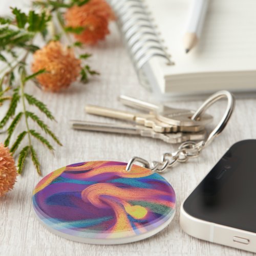 Abstract Art  Keychain