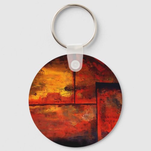 Abstract Art Keychain